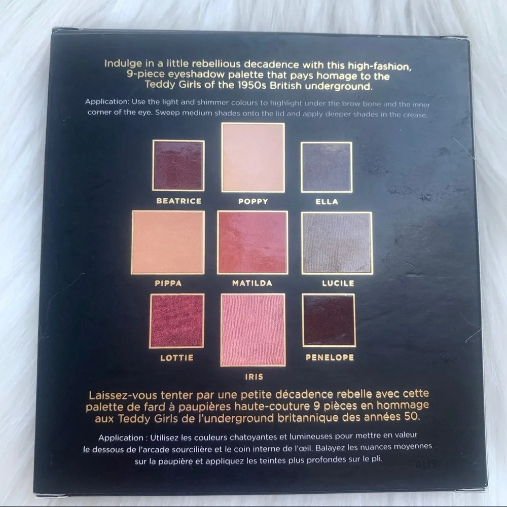 Butter London Teddy Girl 9-Piece Eye Shadow Palette NIB